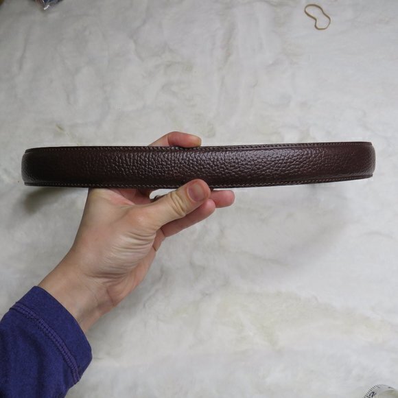 Penguin brown leather belt HN35150 - Picture 7 of 7